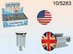 Zatyczka do umywalki flaga amerykanska lub brytyjska mix- ostatnie sztuki