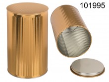 Metal 3D gold can - 17 cm