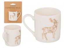 Porcelain espresso cup - deer