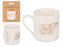 Porcelain espresso cup - polar bear