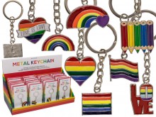 Rainbow Pride Keychain