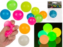 Anti-stress squeeze ball - glows in the dark