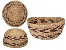 Bowl, seagrass basket diam 25 cm
