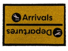 Arrivals-Departures doormat