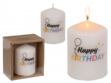 Gift candle - Happy Birthday