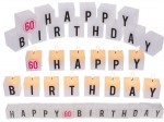 Świeczki napis - Happy Birthday 60