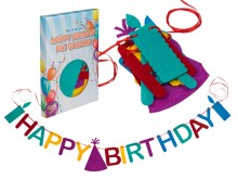 Happy Birthday paper garland
