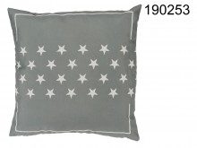 Star Pattern Grey Cushion