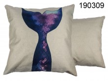 Mermaid Tail Cushion - 100% Canvas