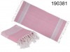 Полотенце турецкий хаммам, розовое 80x170 см