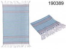 Turkish Hammam towel, blue 45x70 cm
