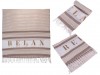 Турецкое полотенце для хаммама, коричневое RELAX 80x170 см