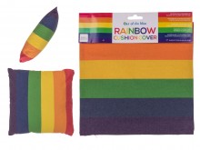 Rainbow pillowcase - 40x40 cm