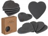 Stone coasters for cups - hearts