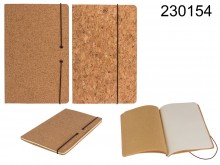 Notebook with a cork cover