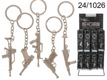 Metal weapon keychain