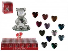 Glass Bear with a Heart