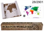 Scratch Map ENGLISH EDITION 42x30 cm