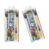 Super Mario characters: pencil, ruler, eraser sharpener pen - set in a case