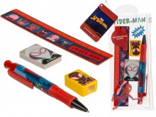 A set of Spiderman school supplies - a licensed ...
