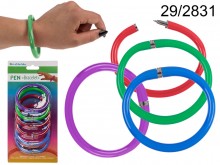 A set of 6 pens - bracelets