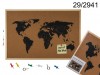 World Map Pin Board (Cork)