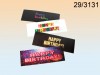 Happy Birthday 3D Bookmark