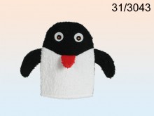 Penguin bath mitt - last pieces