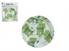 EUR 100 Paper Plates