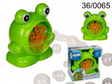 Frog bubble machine