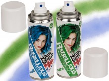Coloring hairspray - blue or green mix