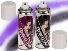 Coloring hairspray - violet or black mix