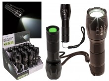 LED safety flashlight with Zoom option