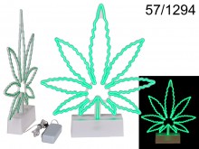 Cannabis leaf neon lamp