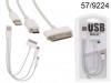USB kábel iPAD 1-4, iPhone 4-6, Samsung Galaxy