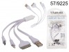 USB Data Cable with 3 Connectors