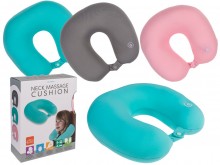 Neck pillow with massager
