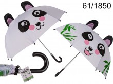 An umbrella for a baby panda