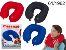 Neck Pillow with Massaging Device