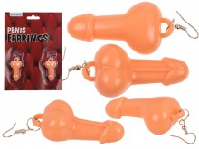 Penis earrings - pink