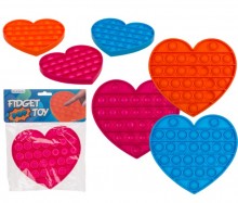 Fidget Pop, a de-stressing sensory toy heart