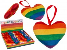 Small plush rainbow heart - Pride