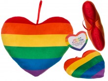 Plush rainbow heart - Pride