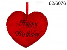 Happy Birthday Heart Cushion 25 cm