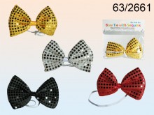 Bow tie with sequins - last pieces