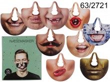 Nose mask in a mix of designs