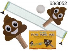 Mini ping-pong party set poop