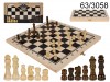 Wooden chess 34 x 34 cm
