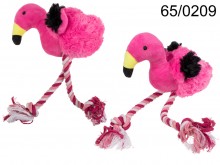 Flamingo dog toy