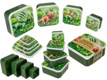 Set of 4 Dinosaurs lunch boxes